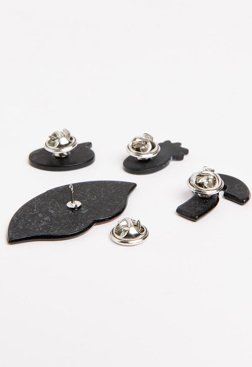 Pop Candy - Cool Girl Brooches Multi-colour