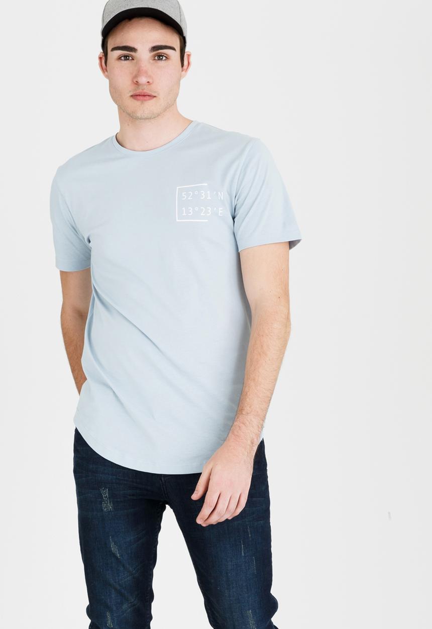 Only & Sons - Bruce Longy O-Neck Tee Blue