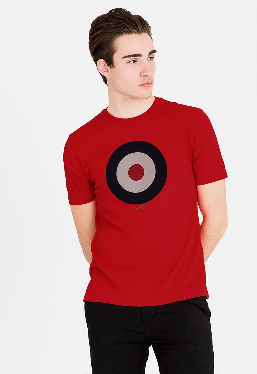 Ben Sherman - Printed T-Shirt Red