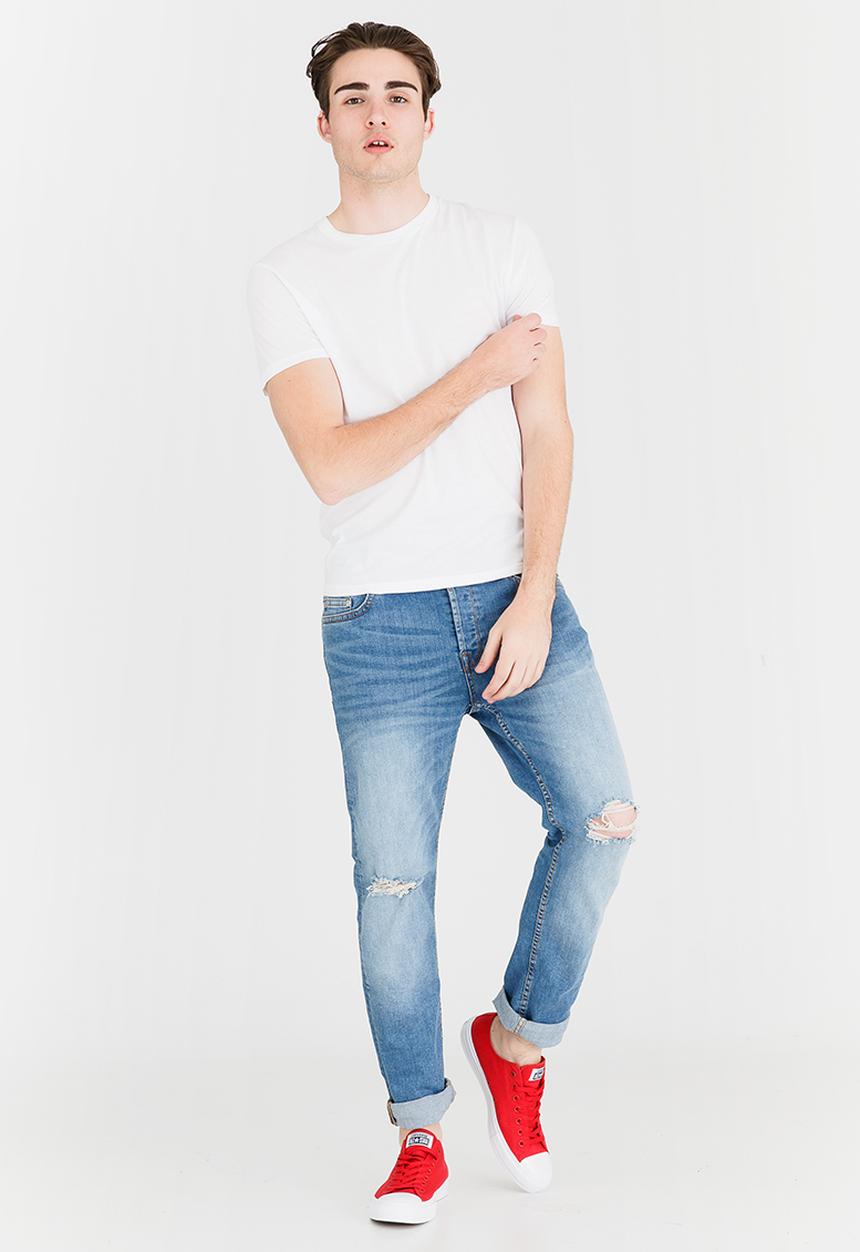Brave Soul - Graild Plain Tee White