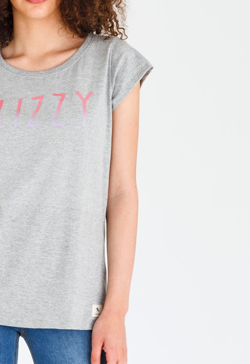 Lizzy - Jennifer Ladies Basic Tee Pale Grey