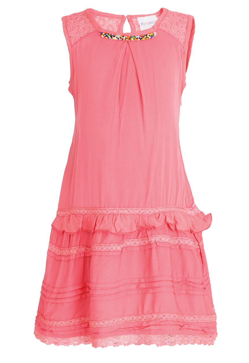 Pop Candy - Drop Waist Dress Cerise Pink