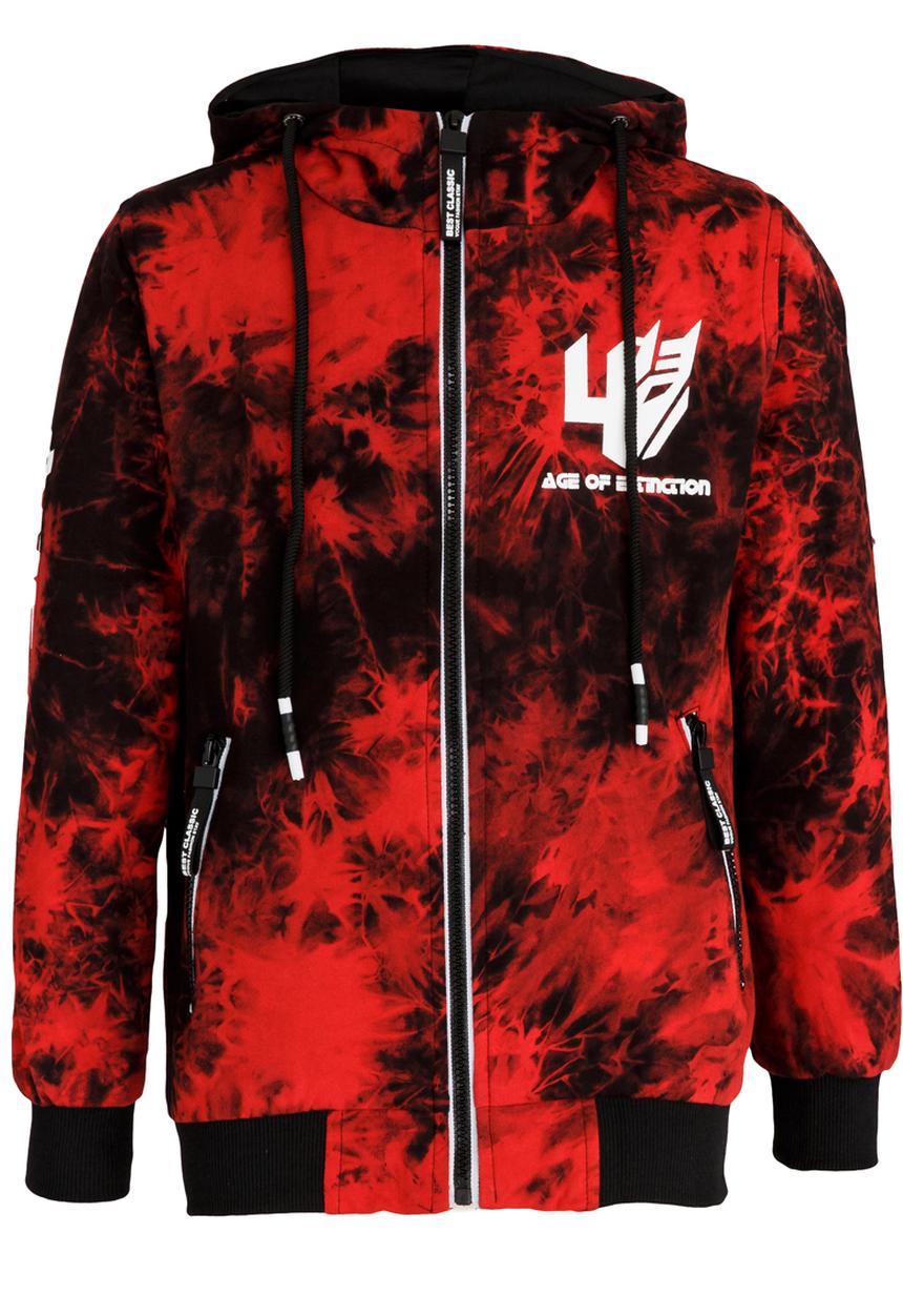 Pop Candy - Printed Hoodie Red