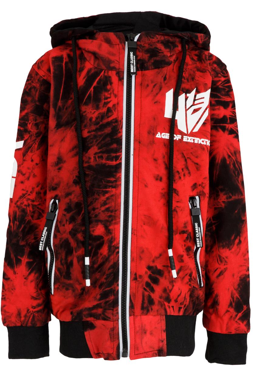 Pop Candy - Printed Hoodie Red