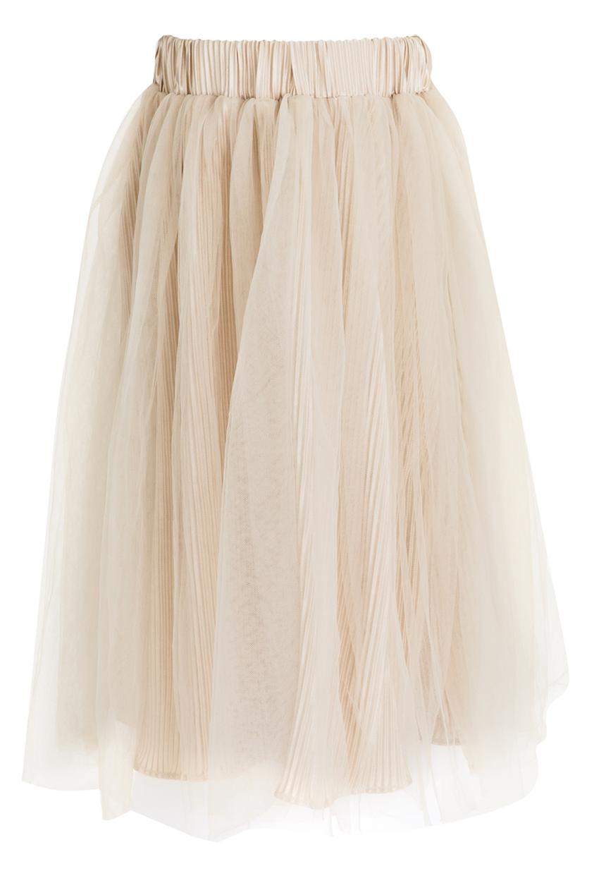 Pop Candy - Mesh Skirt Grey