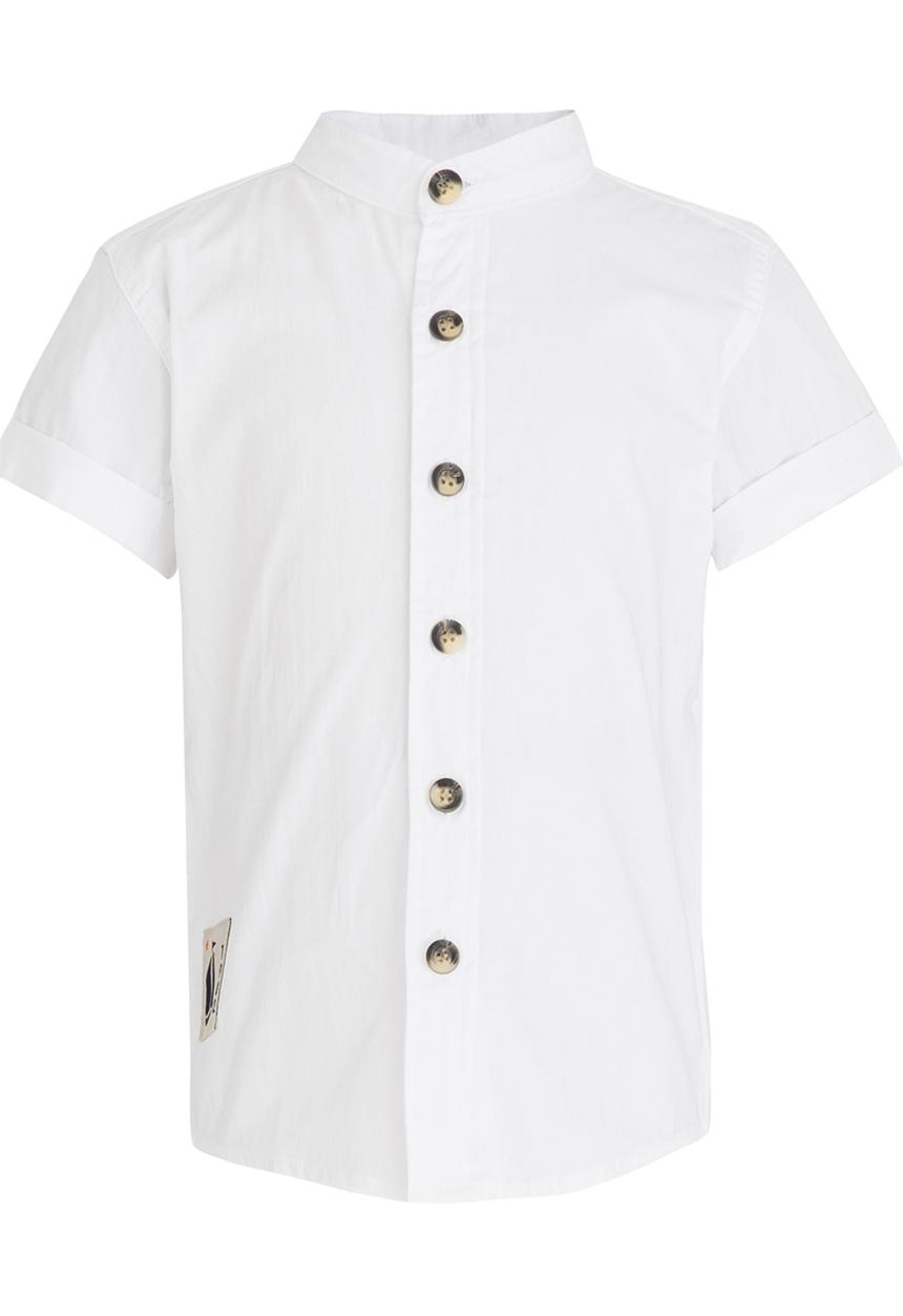 Pop Candy - Button Through Shirts White