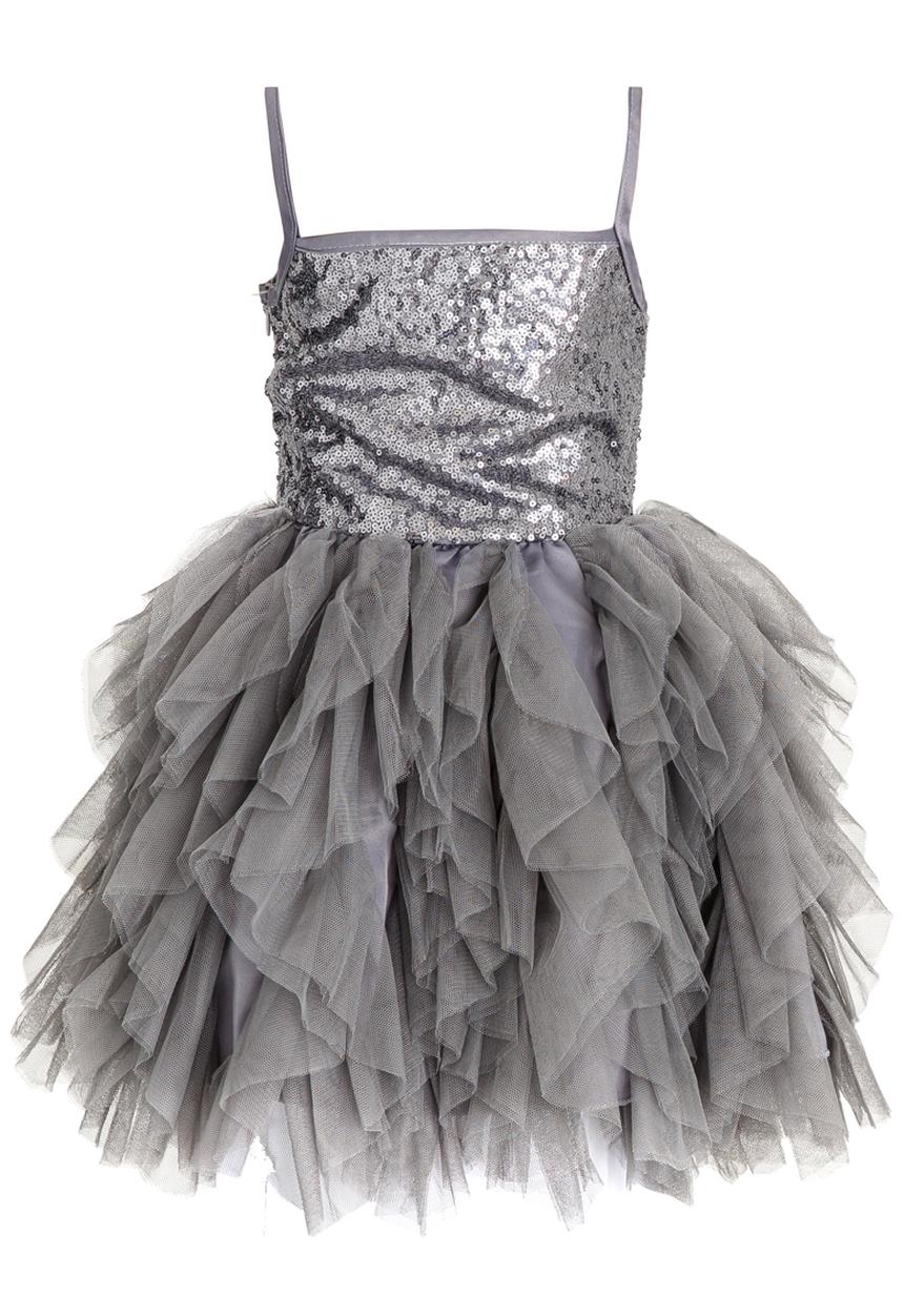 Pop Candy - Combo Party Dress Silver