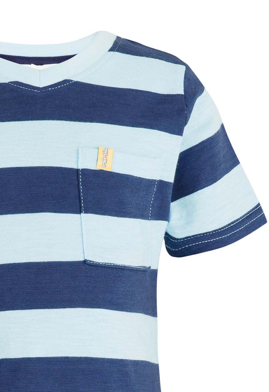 Pop Candy - Stripe Tee Blue
