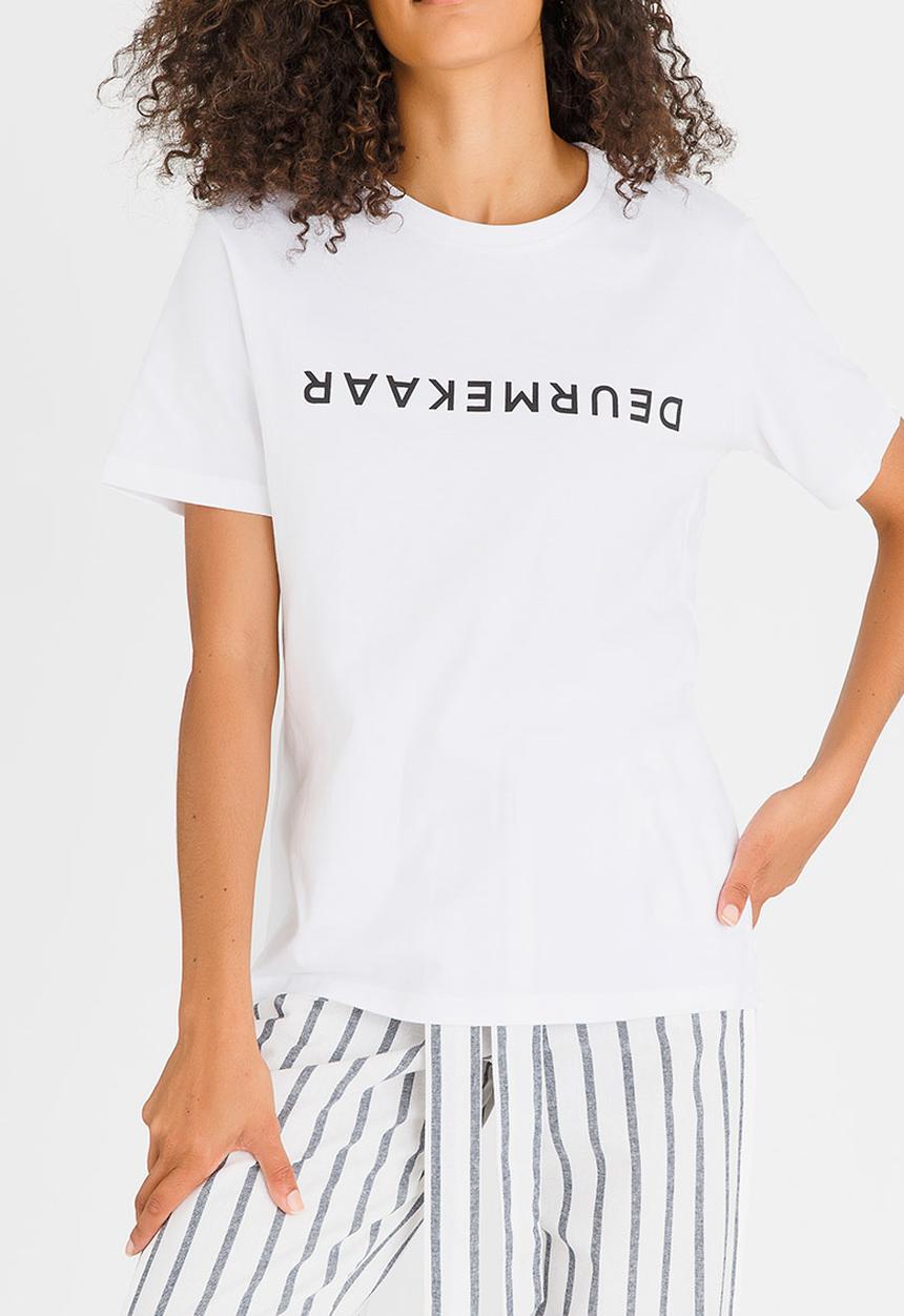 Mevrou & Co - Deurmekaar Tee White