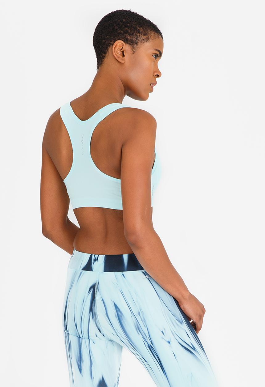 ONLY Play - Martine Seamless Padded Sports Bra Pale Blue