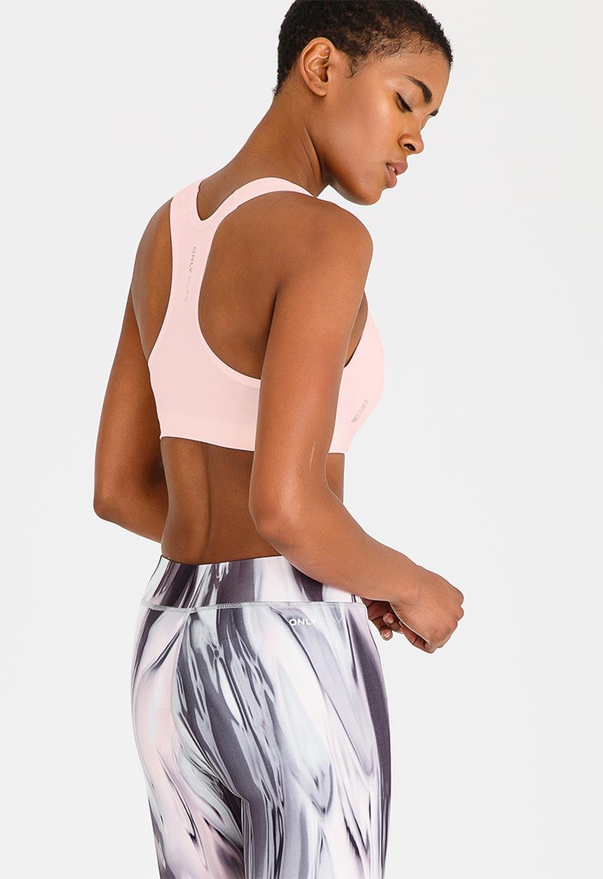 ONLY Play - Martine Seamless Padded Sports Bra Pale Pink