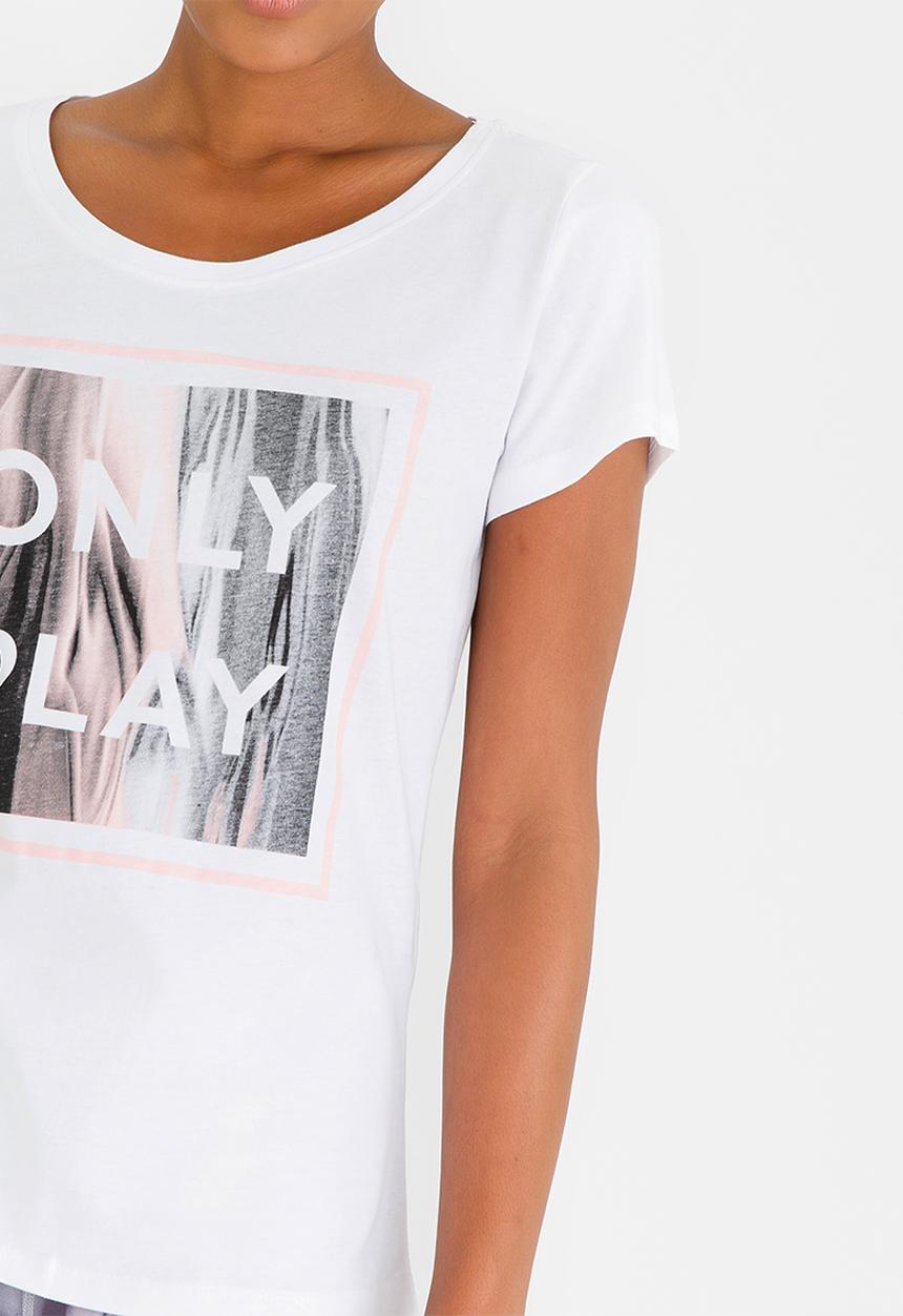 ONLY Play - Mici Regular Short Sleeve Tee White