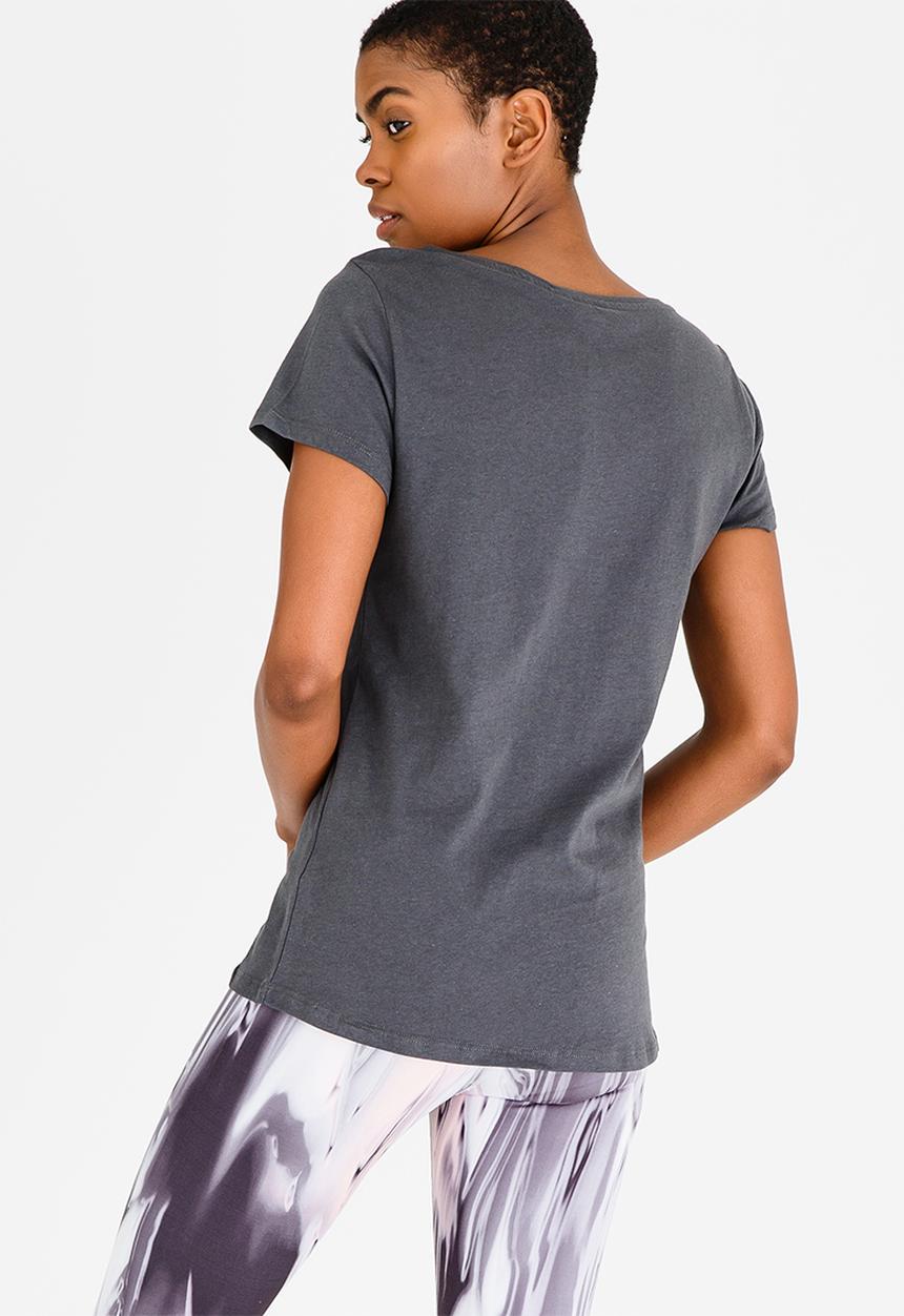 ONLY Play - Freja Short Sleeve Tee Dark Grey