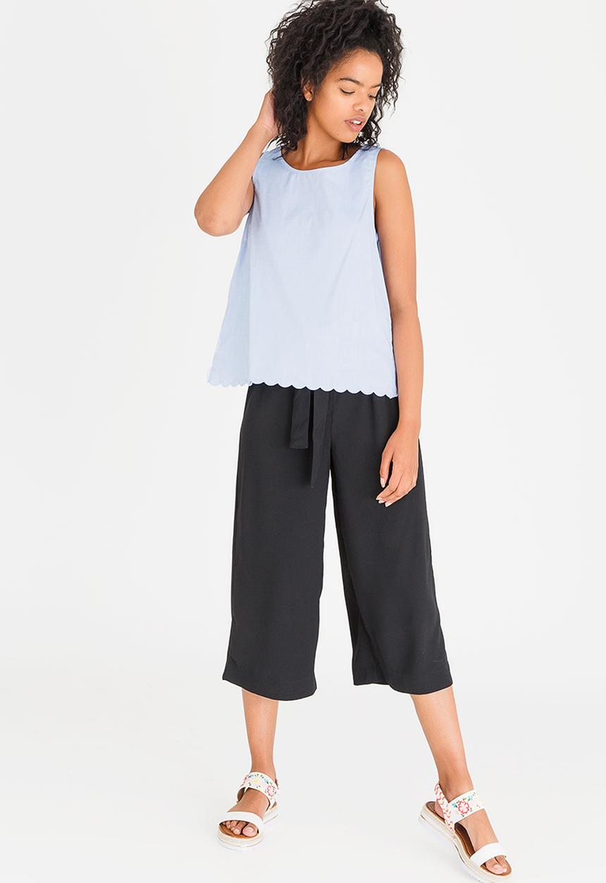 Pieces - Shelby Sleeveless Top Blue