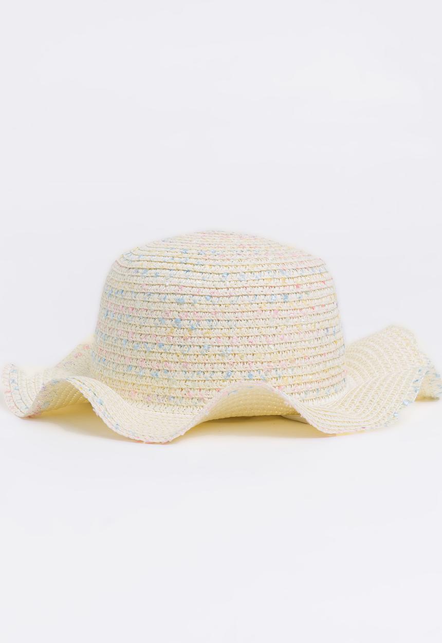 Pop Candy - Girls Summer Hat White