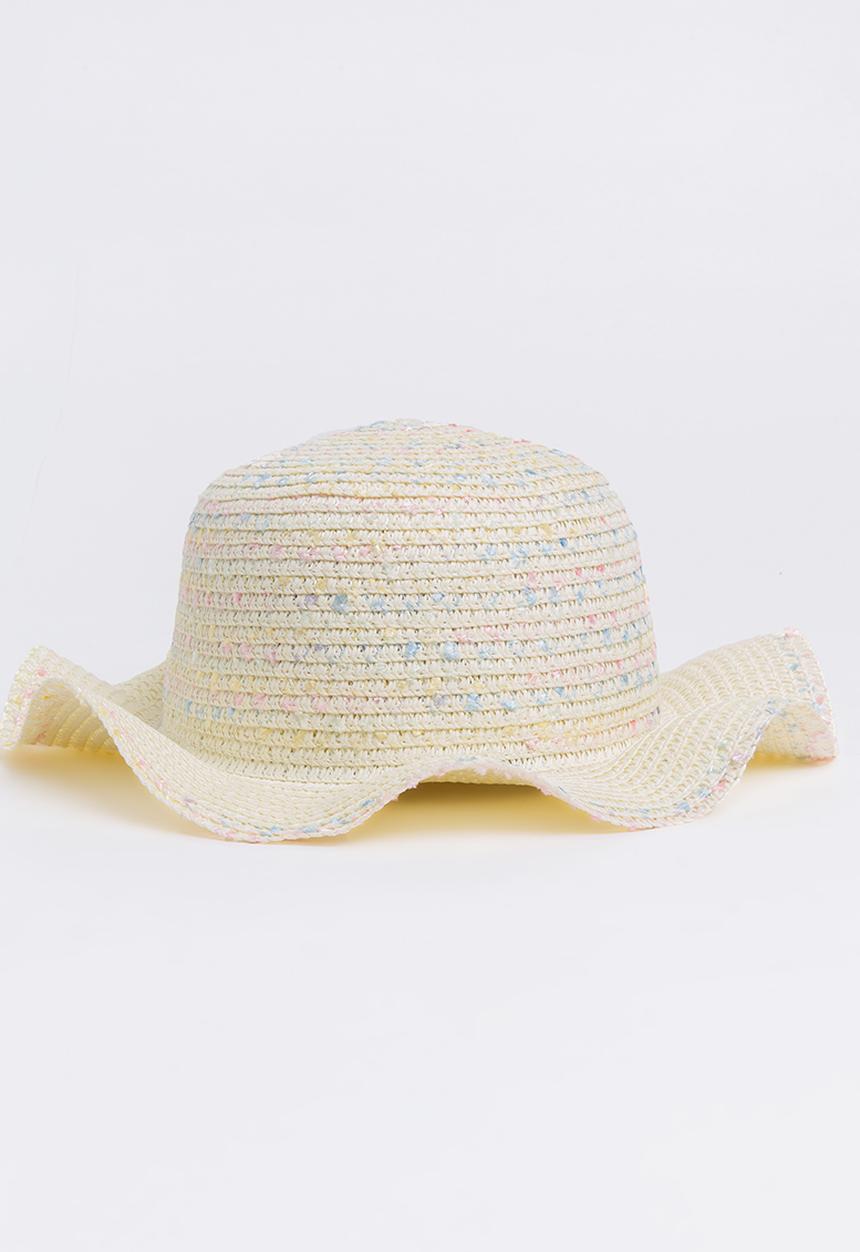 Pop Candy - Girls Summer Hat White