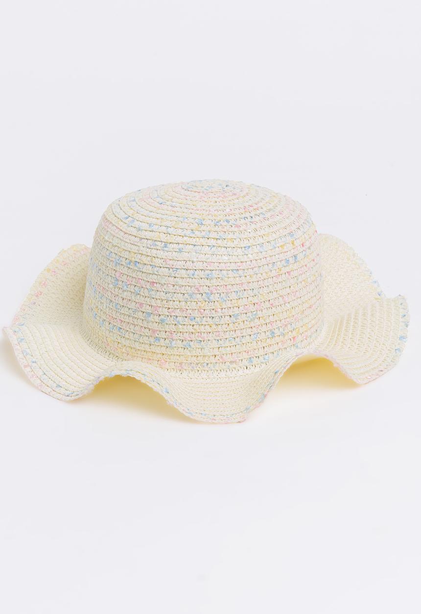 Pop Candy - Girls Summer Hat White