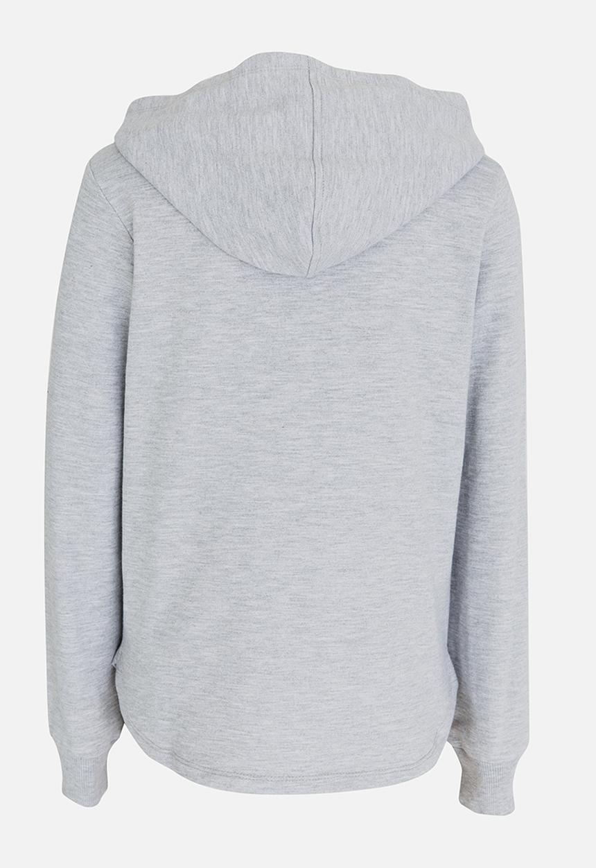 Roxy - Teasing you zip thru hoodie - grey
