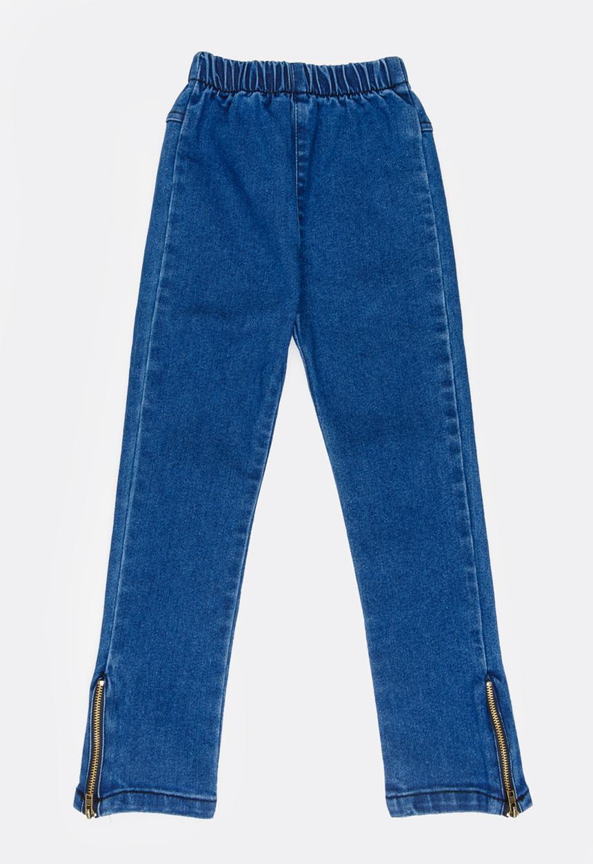 Pop Candy - Girls Skinny Jeans Mid Blue