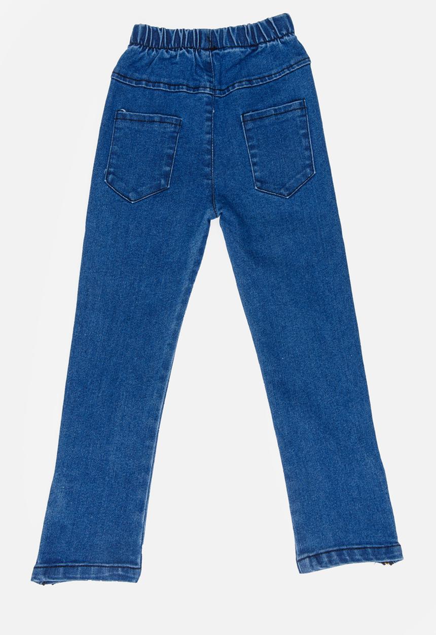 Pop Candy - Girls Skinny Jeans Mid Blue