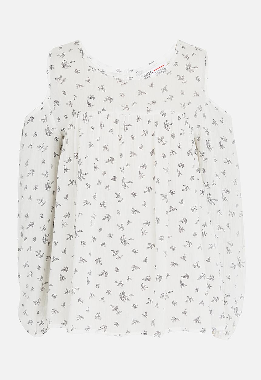 MINOTI - Printed Top Off White