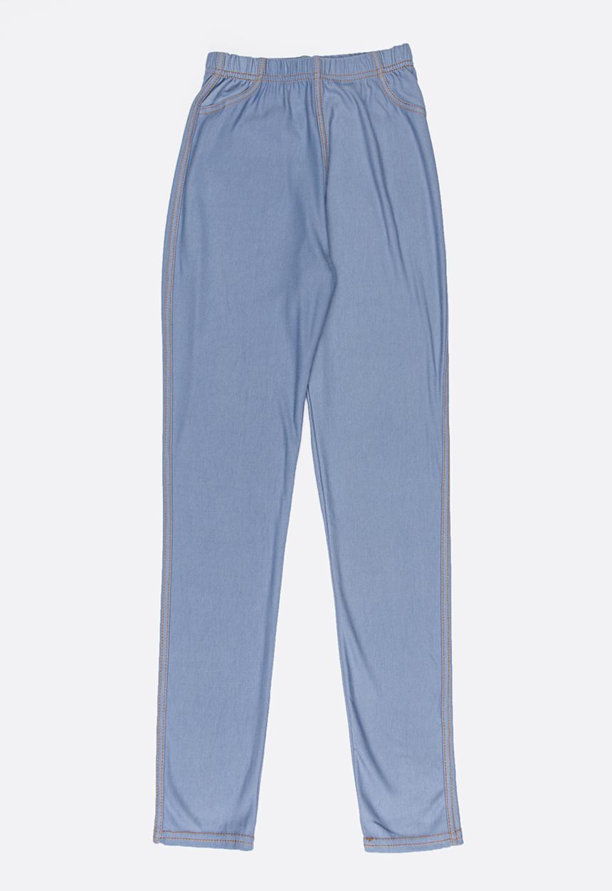Pop Candy - Girls Jeggings Mid Blue