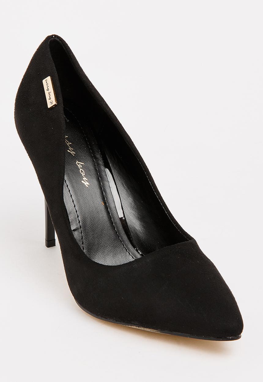 SISSY BOY - Pointy Stiletto Courts Black
