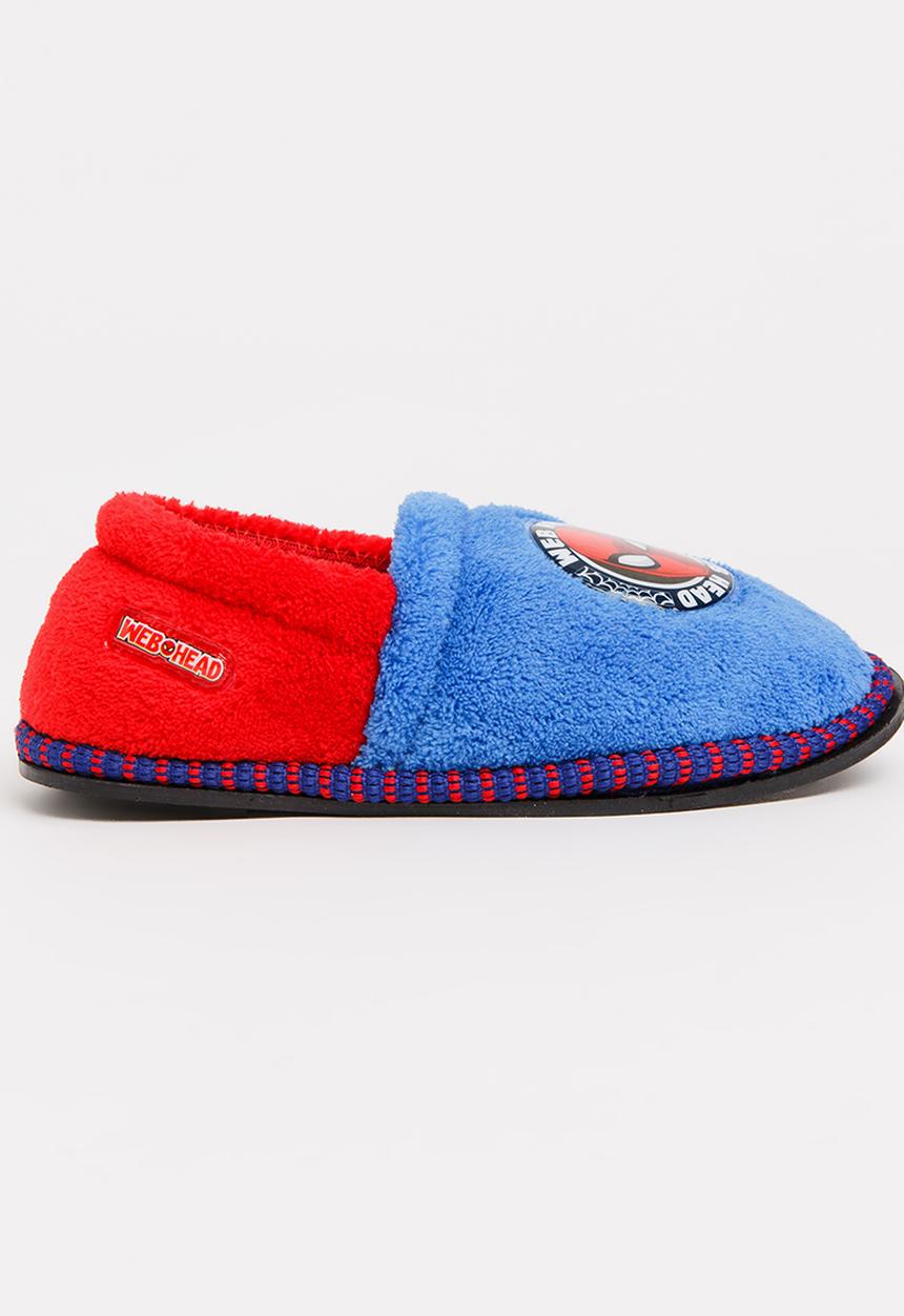 Character Fashion - Spider Man Bed Slippers Multi-colour