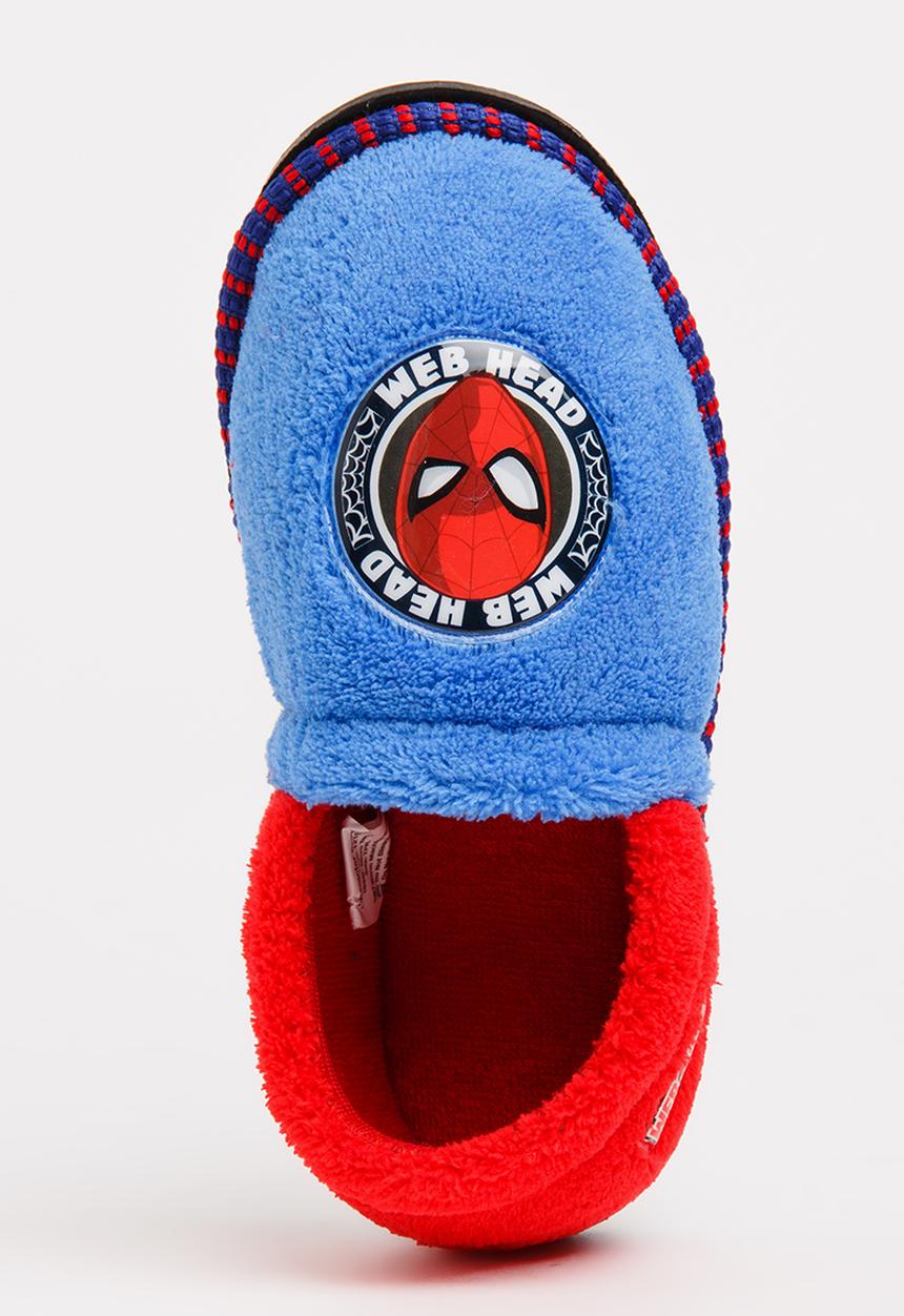 Character Fashion - Spider Man Bed Slippers Multi-colour