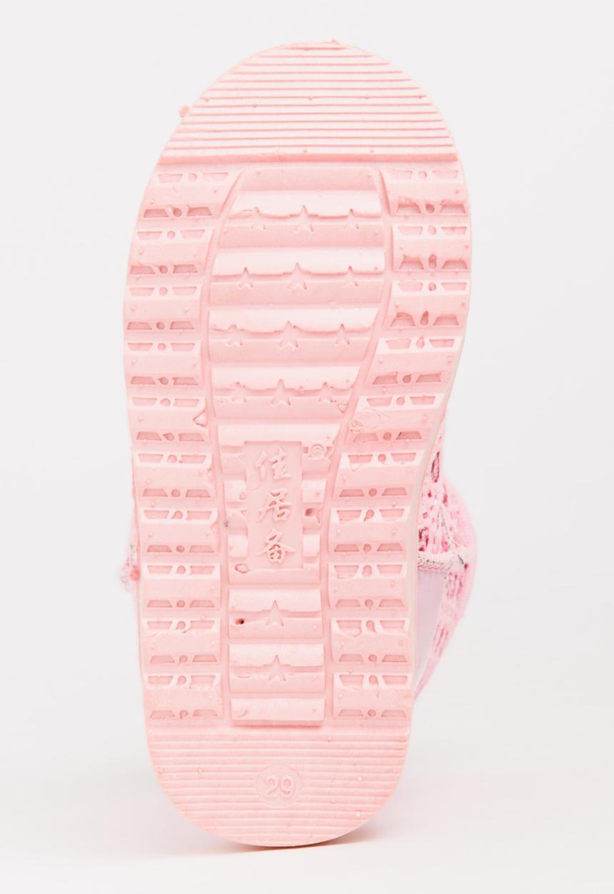 Pop Candy - Foil Print Boot Mid Pink