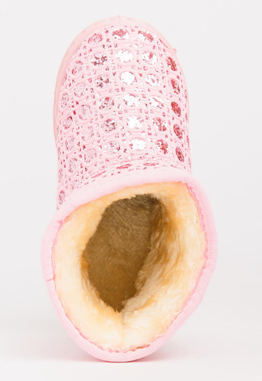 Pop Candy - Foil Print Boot Mid Pink