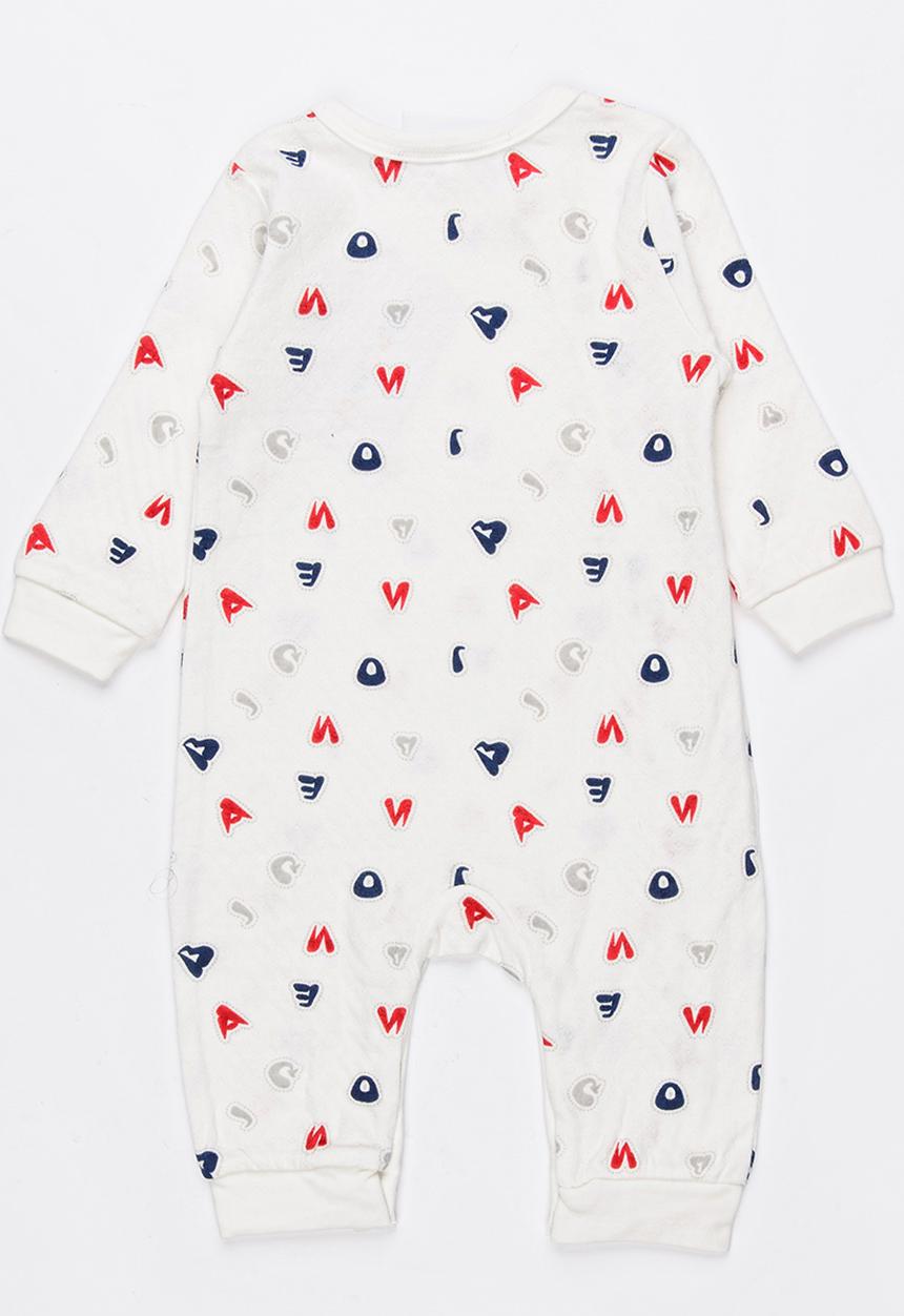 Pop Candy - Alphabet printed sleep suit - white