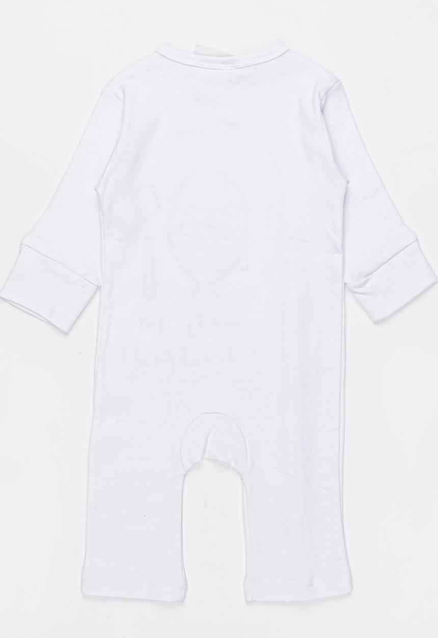 Pop Candy - Printed ready for breakfast bodysuit - white