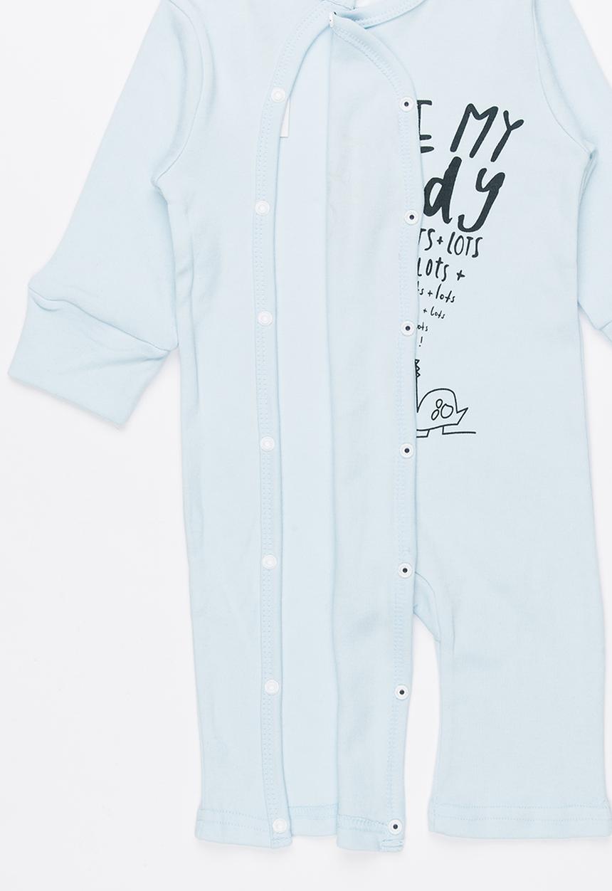 Pop Candy - Printed Bodysuit Pale Blue