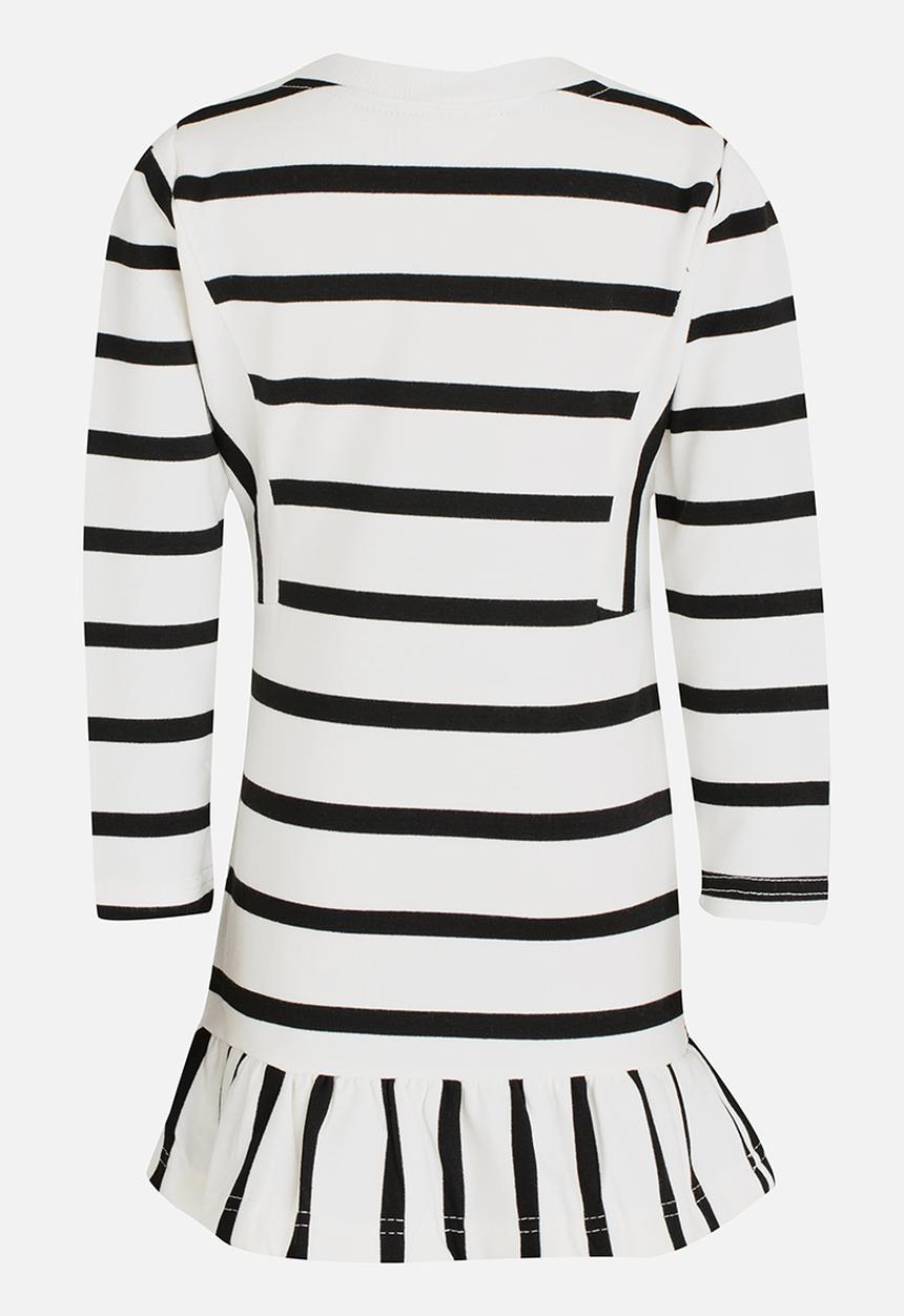Pop Candy - Stripe Dress Black and White