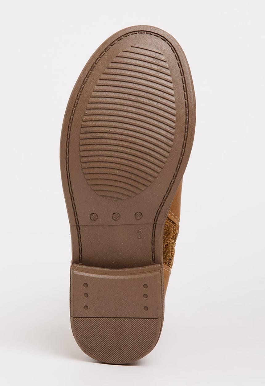 Rock & Co. - Boot with Buckle Detail Tan