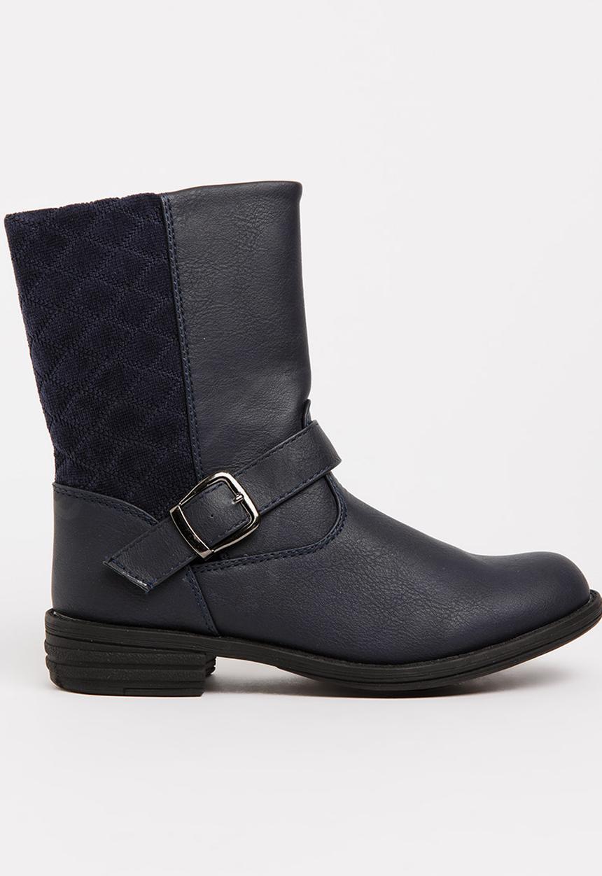 Rock & Co. - Boot with Buckle Detail Navy
