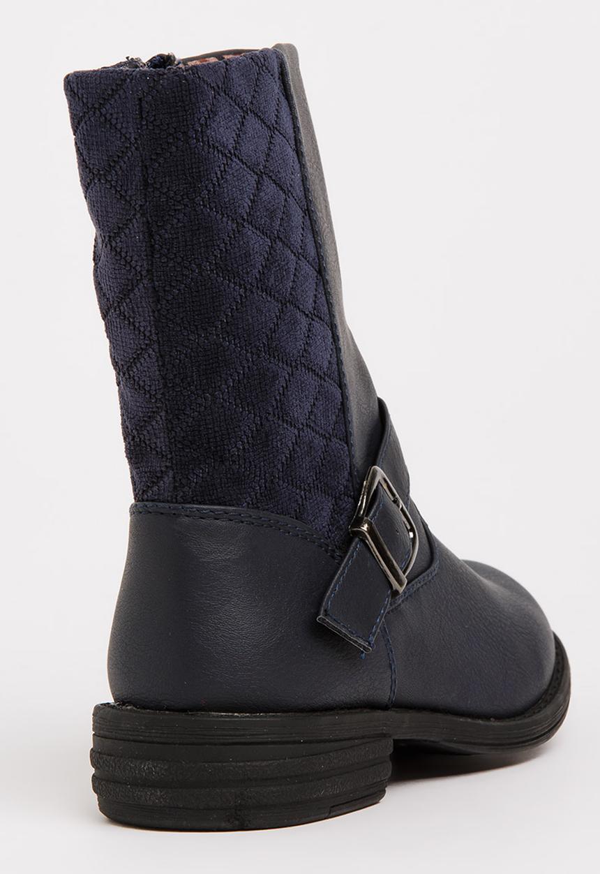 Rock & Co. - Boot with Buckle Detail Navy
