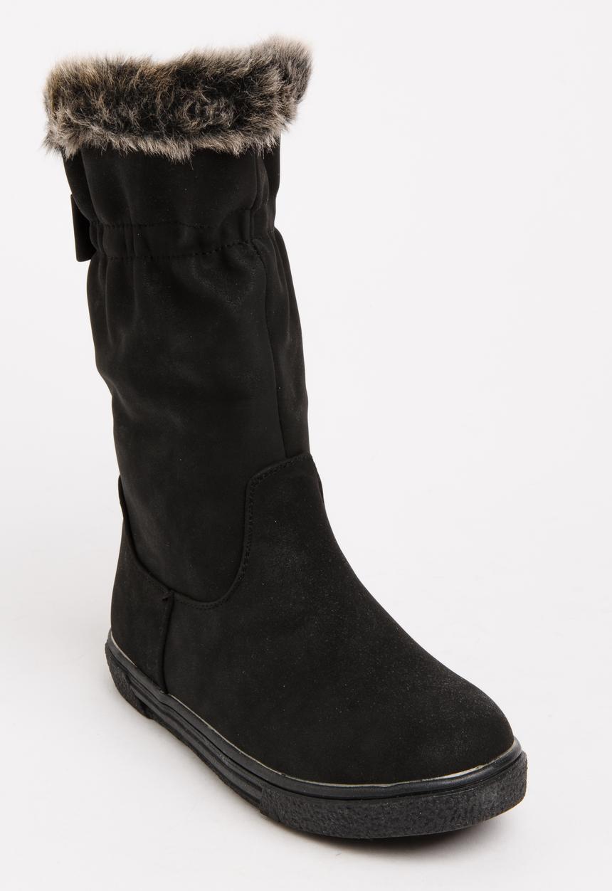 Rock & Co. - Boot with Fur Trim Black