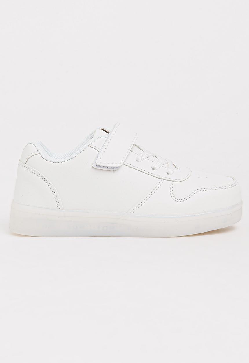 Pop Candy - Light Up Rechargeable Sneaker White
