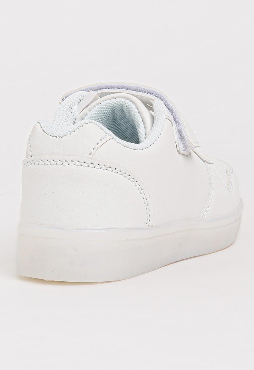 Pop Candy - Light Up Rechargeable Sneaker White