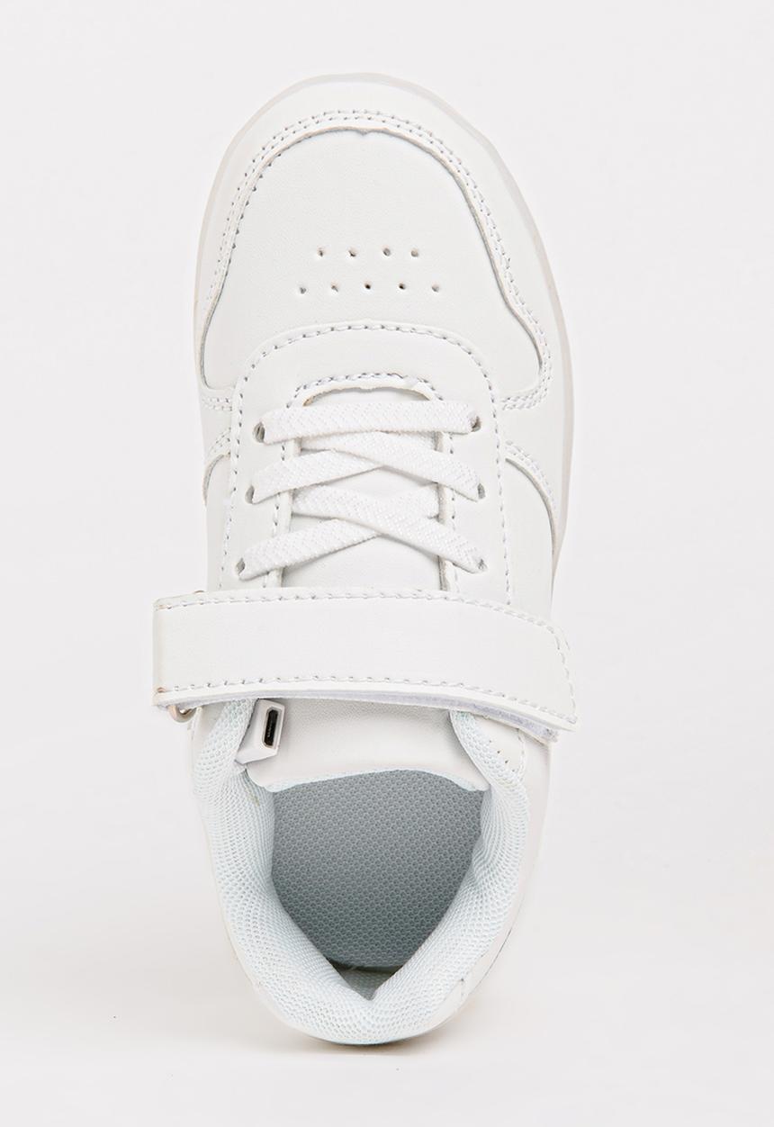 Pop Candy - Light Up Rechargeable Sneaker White