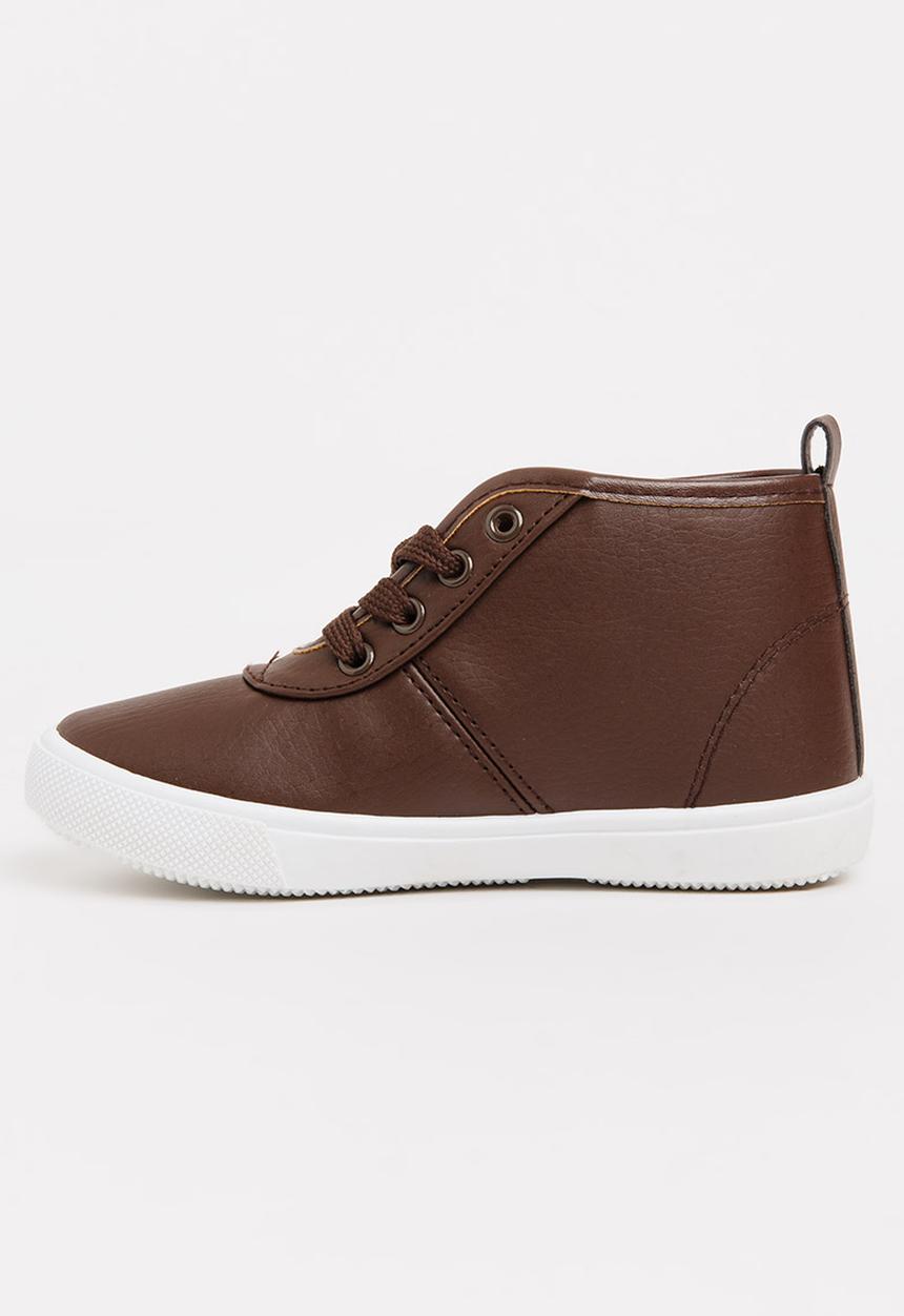 SOVIET - Callista Hi Cut Sneaker Brown