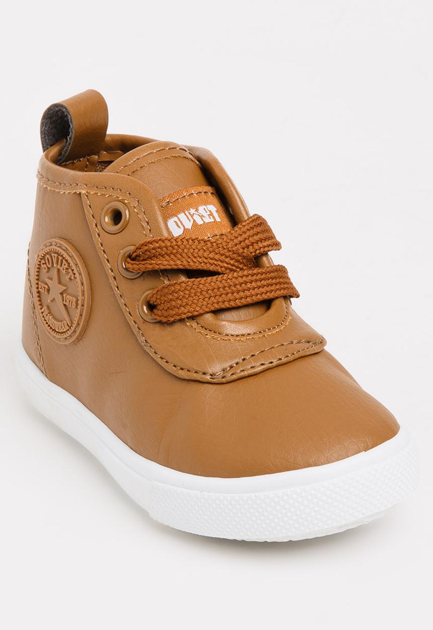 SOVIET - Callista Hi Cut Sneaker Tan