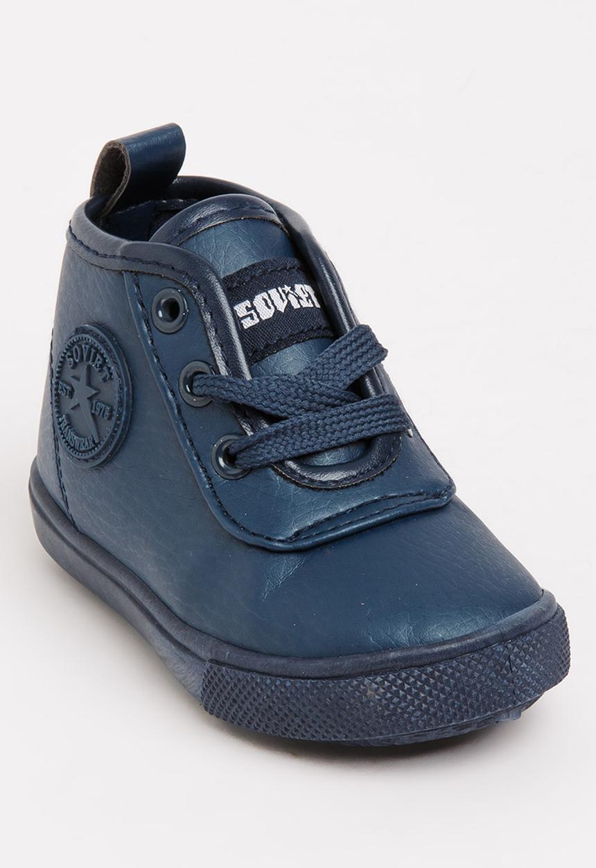 SOVIET - Callista Hi Cut Sneaker Mono Navy