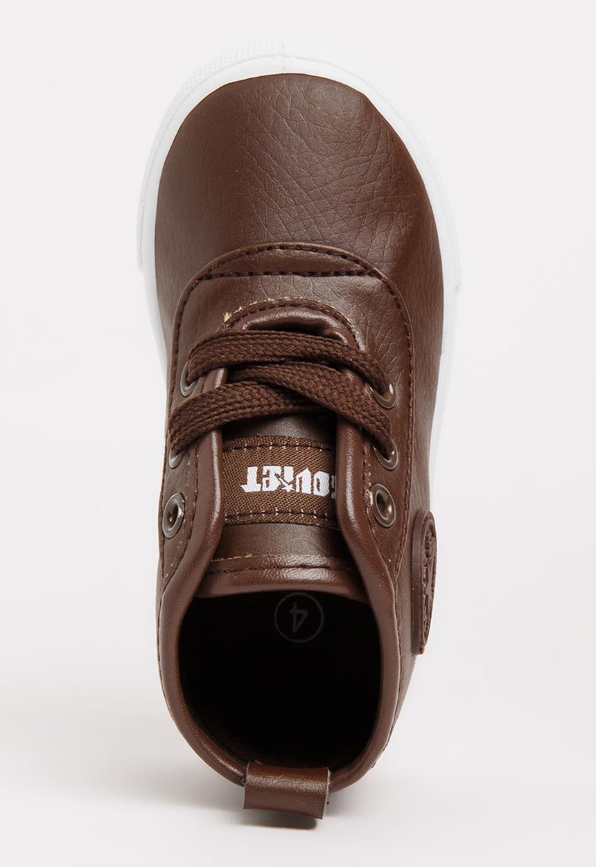 SOVIET - Callista Hi Cut Sneaker Brown