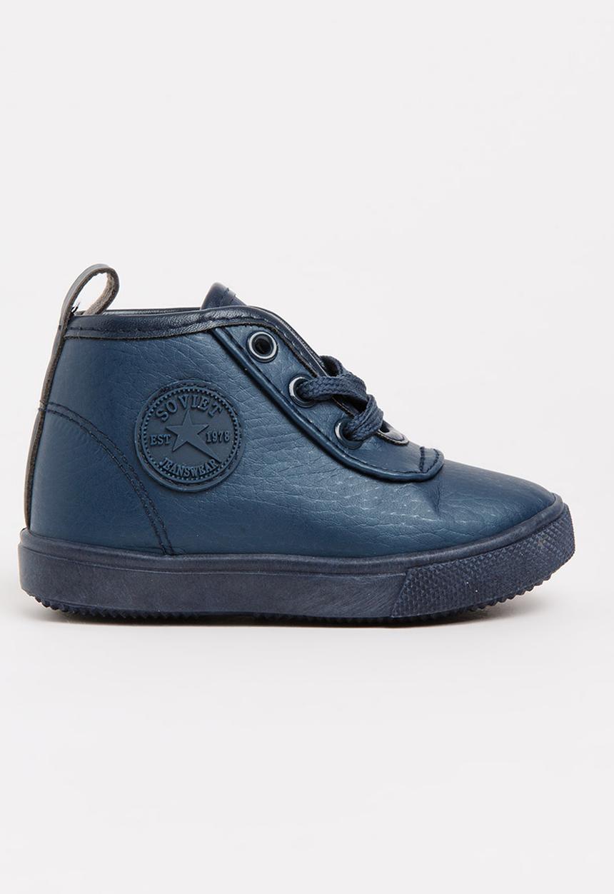 SOVIET - Callista Hi Cut Sneaker Mono Navy