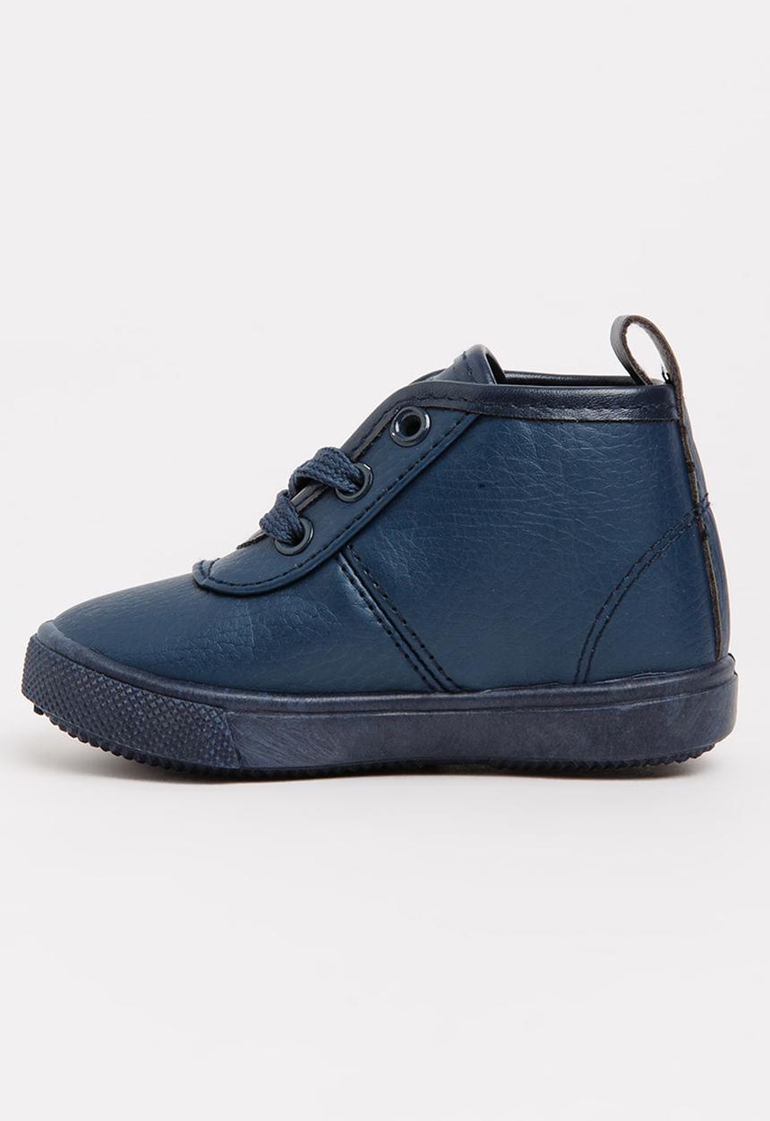 SOVIET - Callista Hi Cut Sneaker Mono Navy