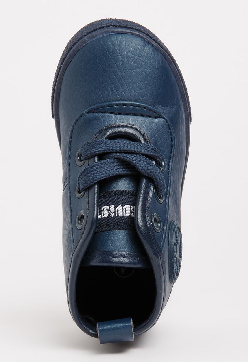 SOVIET - Callista Hi Cut Sneaker Mono Navy