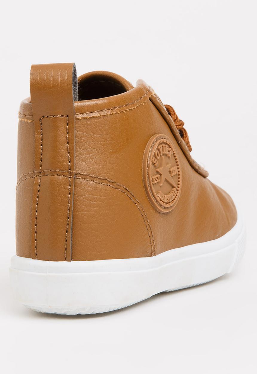 SOVIET - Callista Hi Cut Sneaker Tan